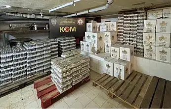 Sahte ve kaçak içki operasyonu 1.155 litre votka ele geçirildi