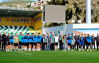 Sipay Bodrum FK'ya yönetimden moral ziyareti