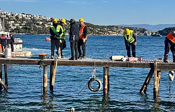 Türkbükü'nde kaçak liman ve iskelelere yıkım