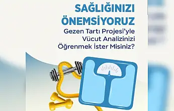 Ücretsiz vücut analizi hizmeti sokaklarda