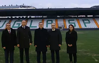 Vali Akbıyık Atatürk Stadyumu'nda İncelemelerde Bulundu