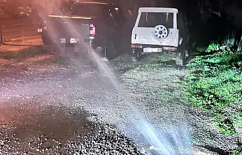 Vatandaş susuz sokaklar su içinde