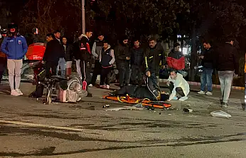 Yaralı genci yerde gören ağabeyi gözyaşlarına boğuldu