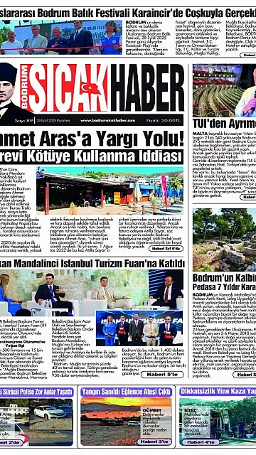 E-Gazete - Tarih: 29 Eylül 2025