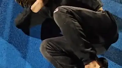 Parkta korku dolu anlar