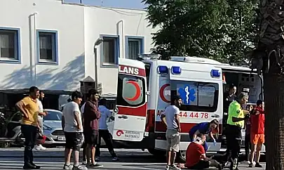 Bodrum'da Aynı Anda İki Motosiklet Kazası: 2 Yaralı