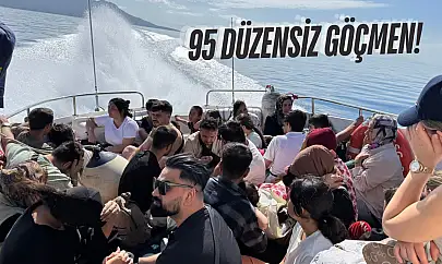 Sahil Güvenlik Durdurdu: 95 Kaçak Yolcu ve 2 Organizatör Yakalandı