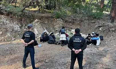 Sahil Güvenlik ve KOM ekiplerinden ortak müdahale