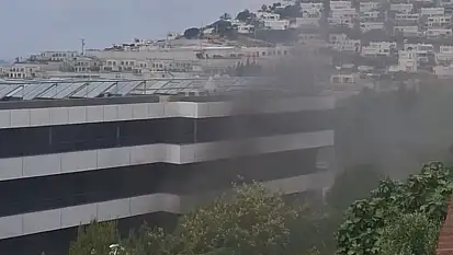 Çamaşırhanede başlayan yangın büyümeden söndürüldü