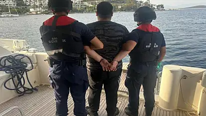 Cinayet zanlısı lüks yatla kaçarken yakalandı