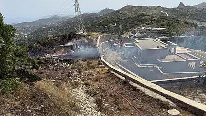 Kıvılcımdan Orman Yangın:  İtfaiye Teyakkuzda