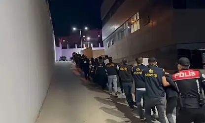 Dev şebeke çökertildi onlarca gözaltı !