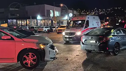 Alkollü sürücü kazaya neden oldu 2 yaralı