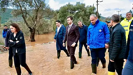 Başkan Mandalinci Selin izlerini Kızılağaç'ta inceledi