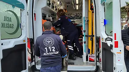 Bodrum'da emniyet şeridinde kaza: 1 yaralı