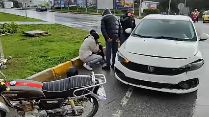 Bodrum'da ışık ihlali iddiası 16 yaşındaki motosikletli yaralandı