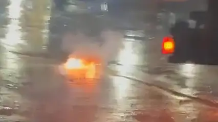 Bodrum Marina'da  elektrik patlaması