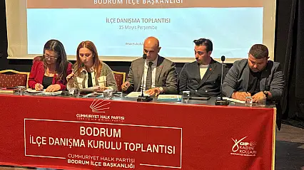CHP Bodrum'da Yol Haritası Belirlendi: 'Güçlü Örgüt, Güçlü Parti'
