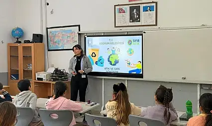 Bodrum'da çocuklar çevre için bilinçleniyor