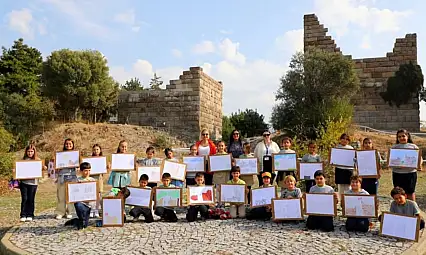 Çocuklar tarihi renklerle keşfetti