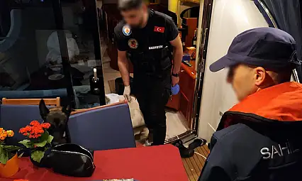 Sahil güvenlikten lüks teknelere uyuşturucu operasyonu