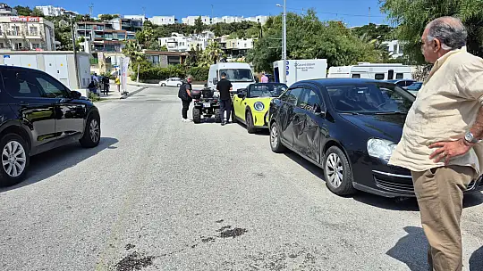 Kiralık ATV İki Otomobile Çarptı, Sürücü Olay Yerinden Kaçtı
