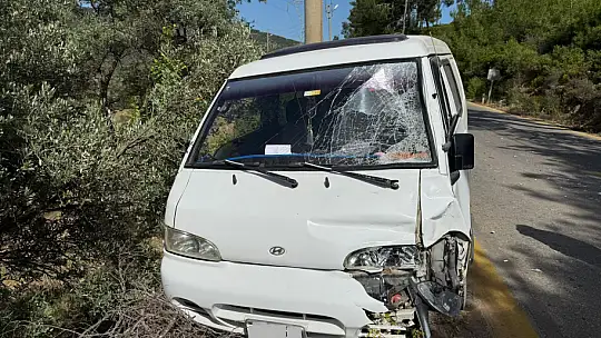 Bodrum-Kızılağaç yolunda feci kaza bir ölü bir ağır yaralı