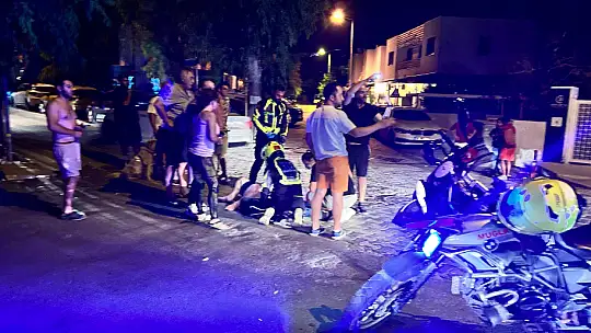 Motosiklet kazasında sürücü kaçtı, yolcu yaralandı