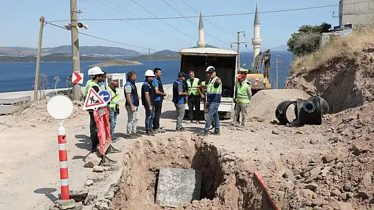 MUSKİ Sahada, Başkan Aras Takipte: Bodrum'un Su Altyapısı Yenileniyor