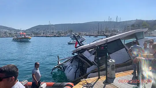 Bodrum Marina'da Patlama! 3 kişi yaralandı!