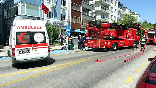 Bacadan çıkan yangın korkuttu