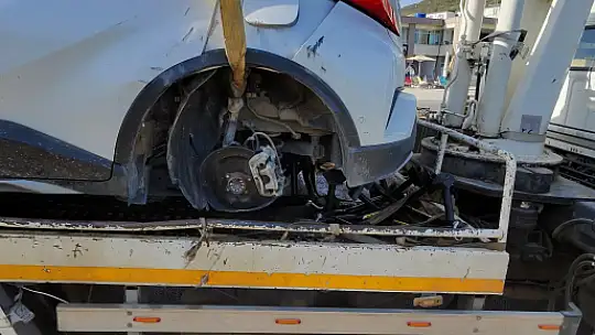 Kaza Anı Kameralara Yansıdı!
