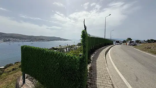 Bodrum'un Eşsiz Manzarasına 'Çim Seddi' !