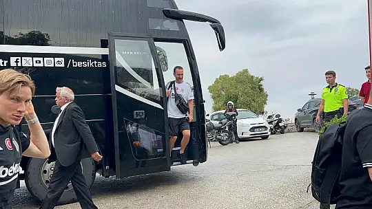 Beşiktaş kafilesi Bodrum'da maç hazırlığında
