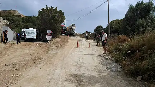 Kamyonet ile beton mikseri arasında feci ölüm!