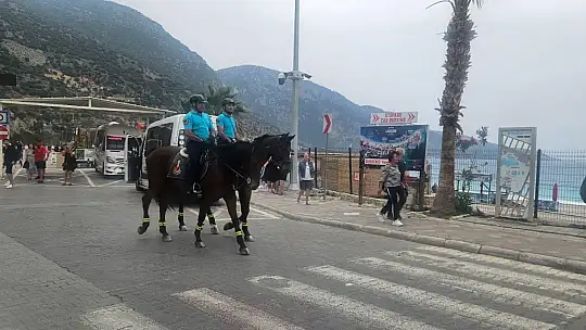 JAKEM'den Görevli Atlı Jandarma Timinden Güvenlik