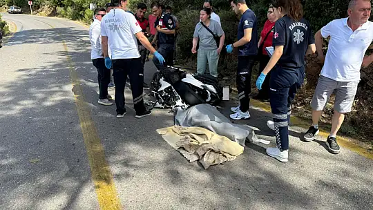 Bodrum-Kızılağaç yolunda feci kaza bir ölü bir ağır yaralı