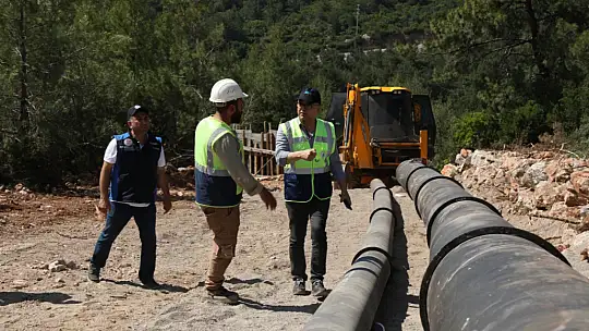MUSKİ Sahada, Başkan Aras Takipte: Bodrum'un Su Altyapısı Yenileniyor