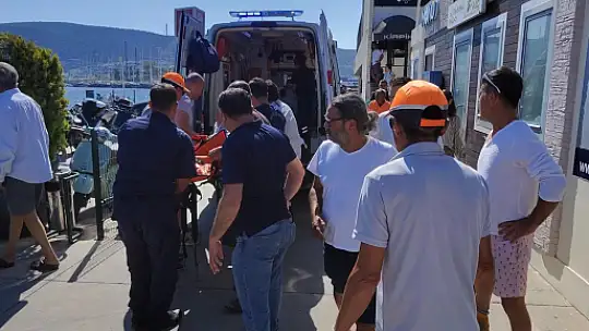 Bodrum Marina'da Patlama! 3 kişi yaralandı!