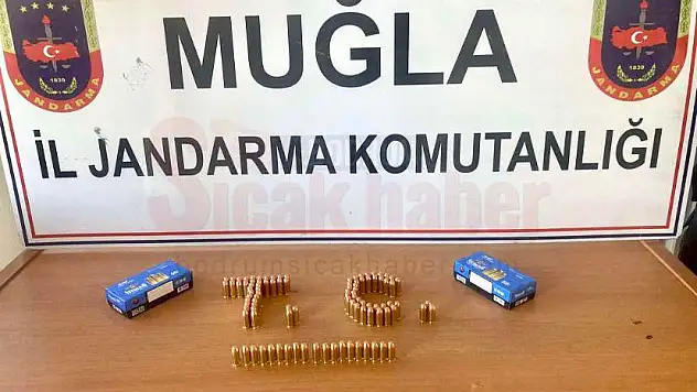 100 Adet 45 ACP Mermi Ele Geçirildi