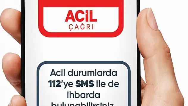 112 Acil Çağrı Merkezlerine SMS İhbarı ile de Ulaşılabiliyor