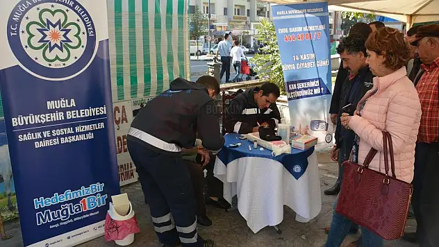 13 İlçede Ücretsiz Kan Şekeri Ölçümü