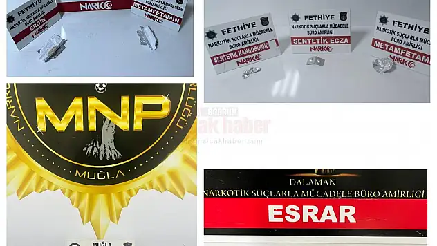 14 Farklı Uyuşturucu Operasyonu