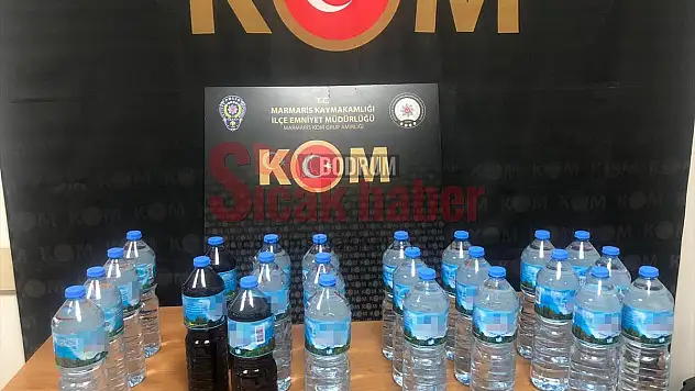 175 litre sahte içki ele geçirildi
