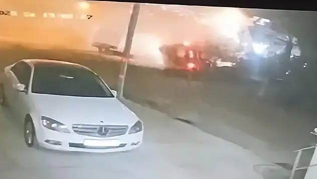 18 yaşındaki gencin hayatını kaybettiği kaza kameraya yansıdı