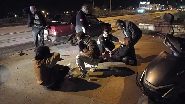 194 Promil Alkollü Çıkan Sürücü, Kazada 2 Kişiyi Yaraladı