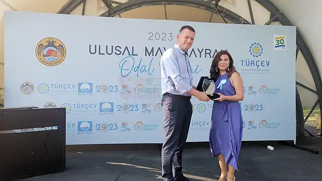 2023 YILI ULUSAL MAVİ BAYRAK ÇEVRE EĞİTİM ÖDÜL TÖRENİ' NDE BİR ÖDÜL DE BODRUMA GELDİ