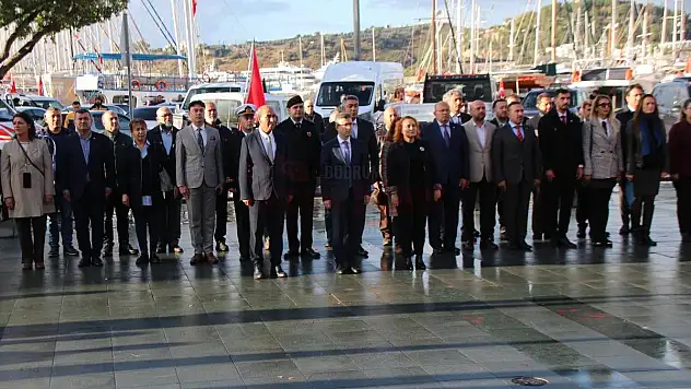 24 Kasım Öğretmenler Günü Bodrum'da Düzenlenen Törenle Kutlandı