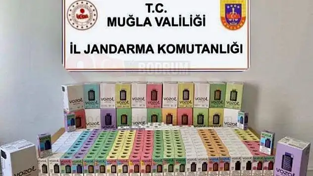 250 Adet Elektronik Sigara Ele Geçirildi
