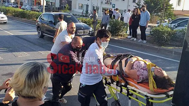 3 günde 4' üncü Motosiklet Yayaya Çarpma Vakası 2 Yaralı!..